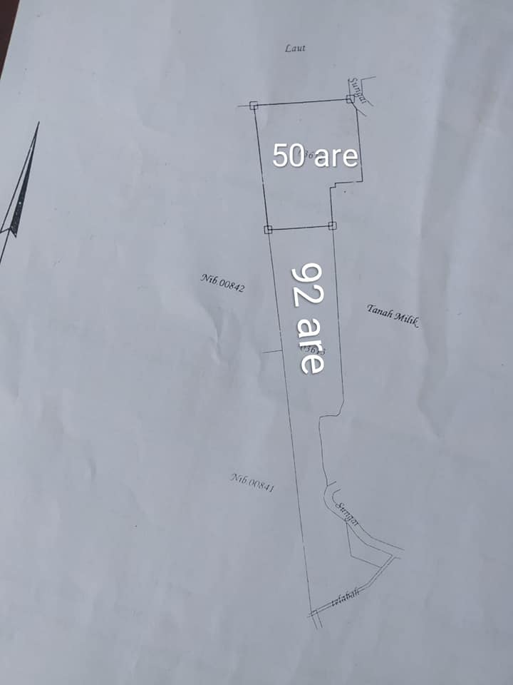 Tanah Los Pantai dijual di Lovina