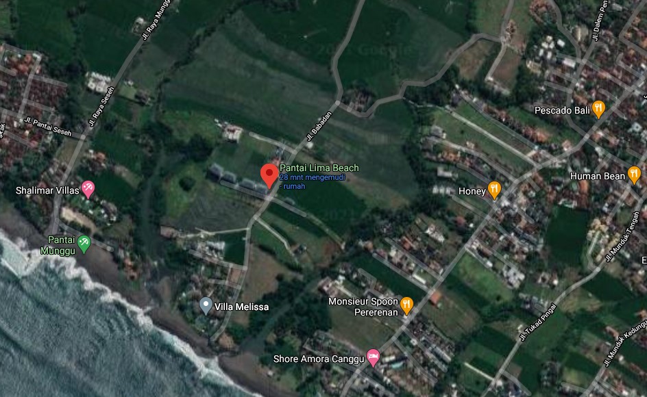 Tanah dijual di Pantai Lima