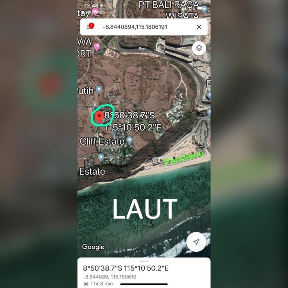 Tanah dijual di Pantai Pandawa