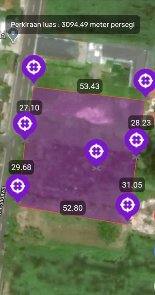 Tanah dijual di Seminyak