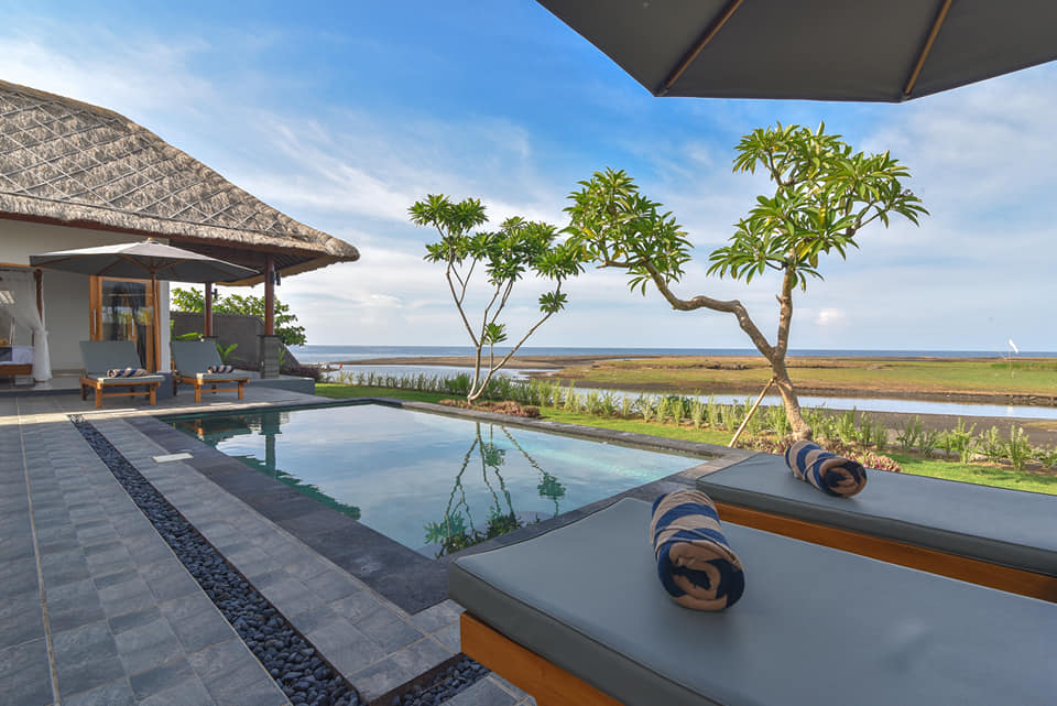 Villa Pinggir Pantai dijual di Kuta